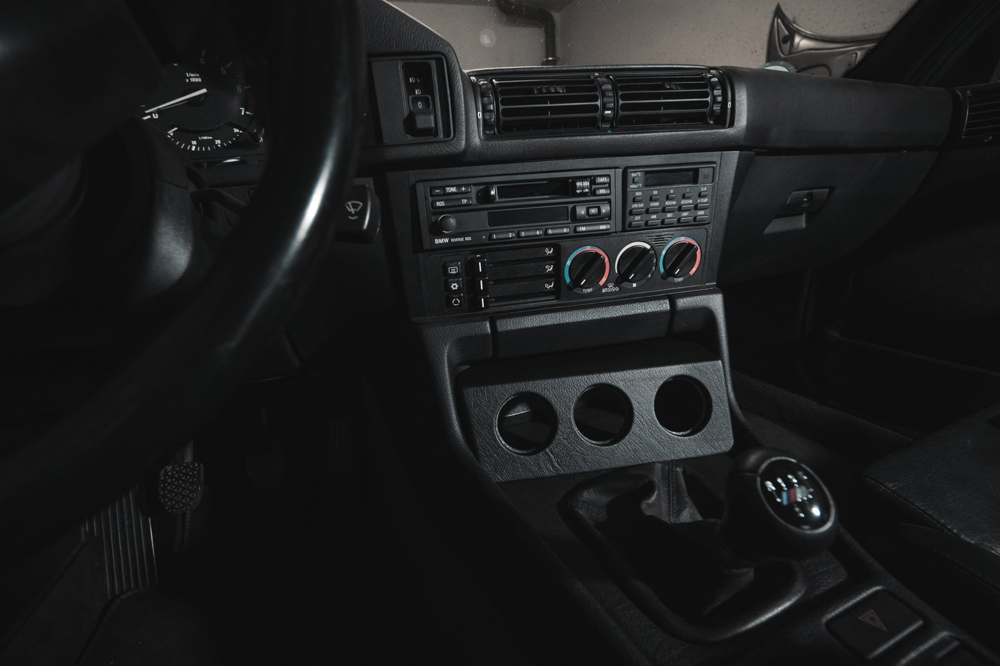 BMW E34 Zusatzinstrumentenhalter für 3 Anzeigen