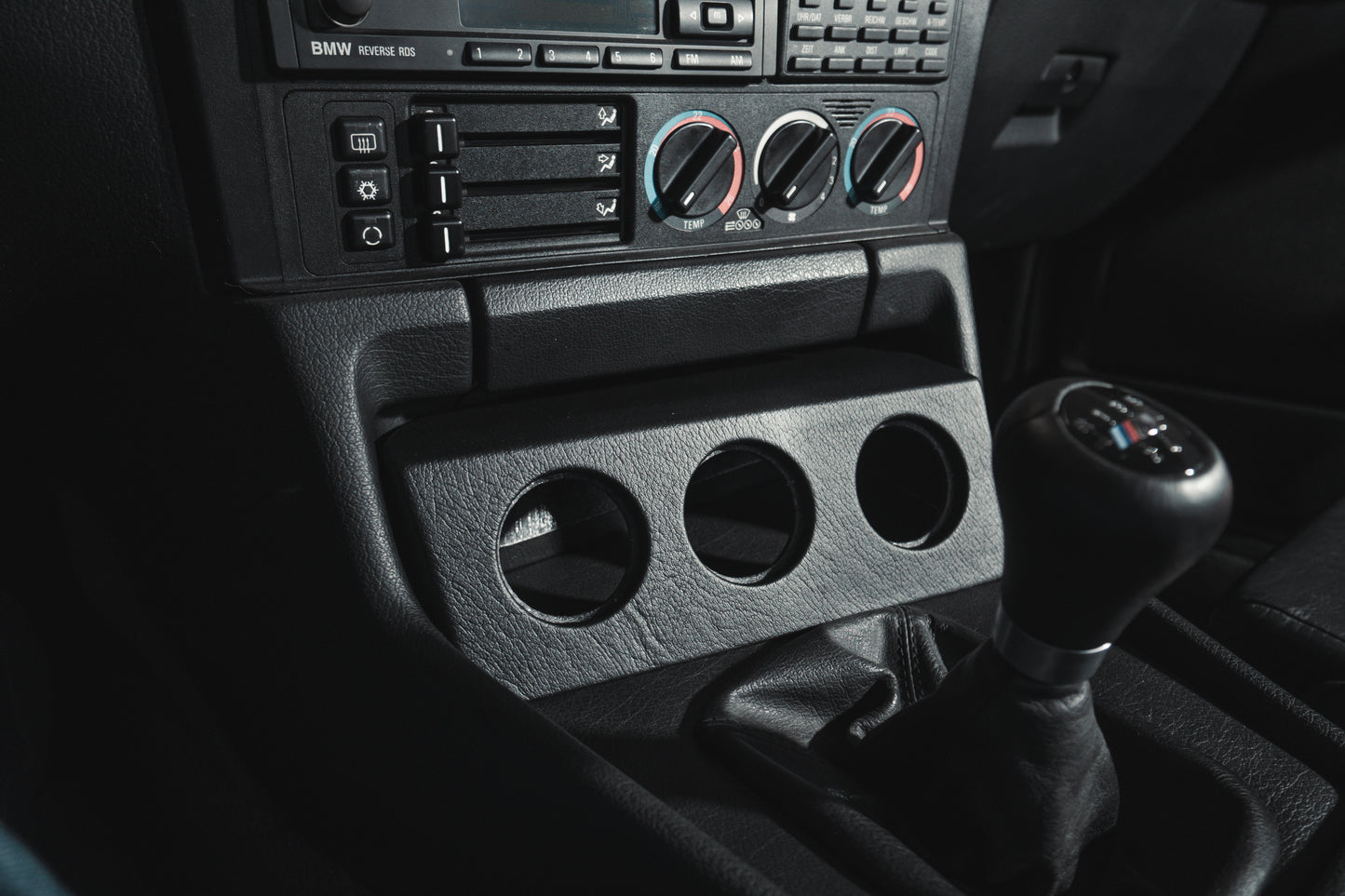 BMW E34 Zusatzinstrumentenhalter für 3 Anzeigen